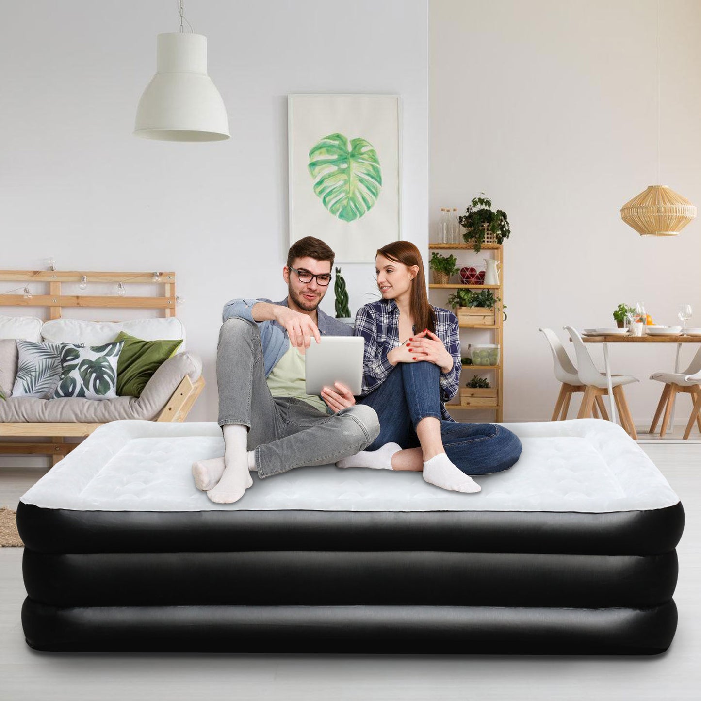 Hebitod Air Bed Inflatable Mattress Self-Inflation