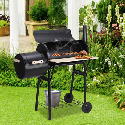 Hebitod Charcoal Grill with Shelves XXL