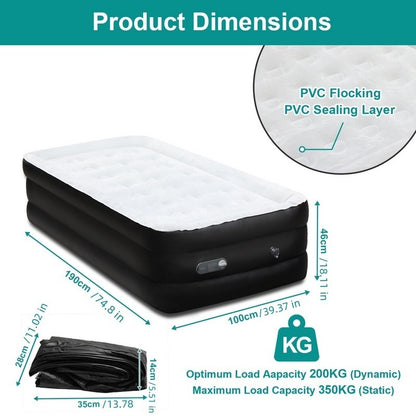 Hebitod Air Bed Inflatable Mattress Self-Inflation