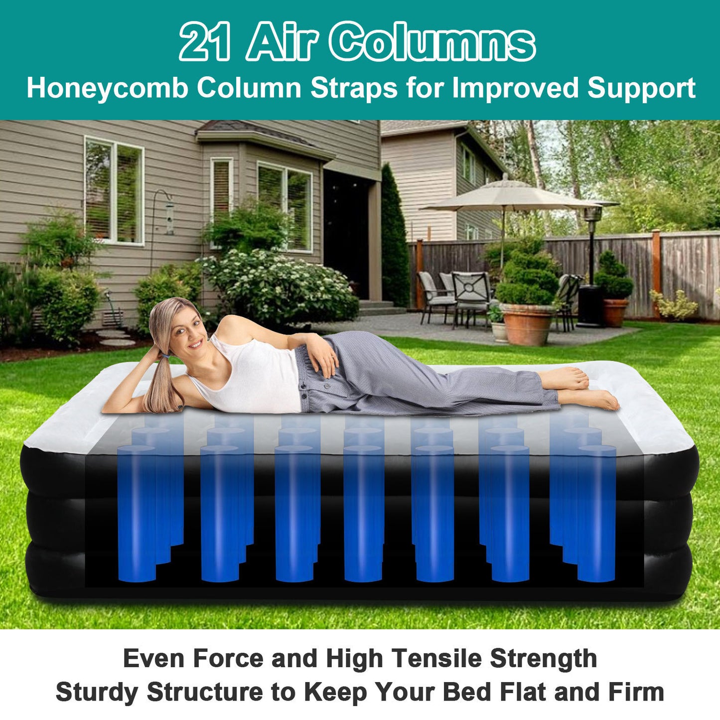 Hebitod Air Bed Inflatable Mattress Self-Inflation