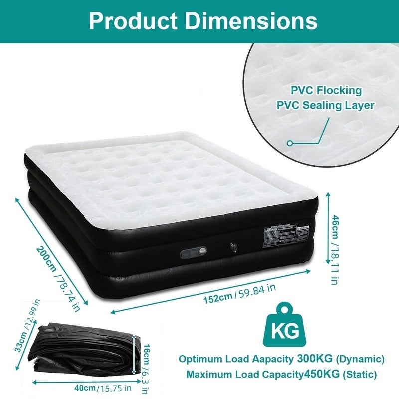 Hebitod Air Bed Inflatable Mattress Self-Inflation