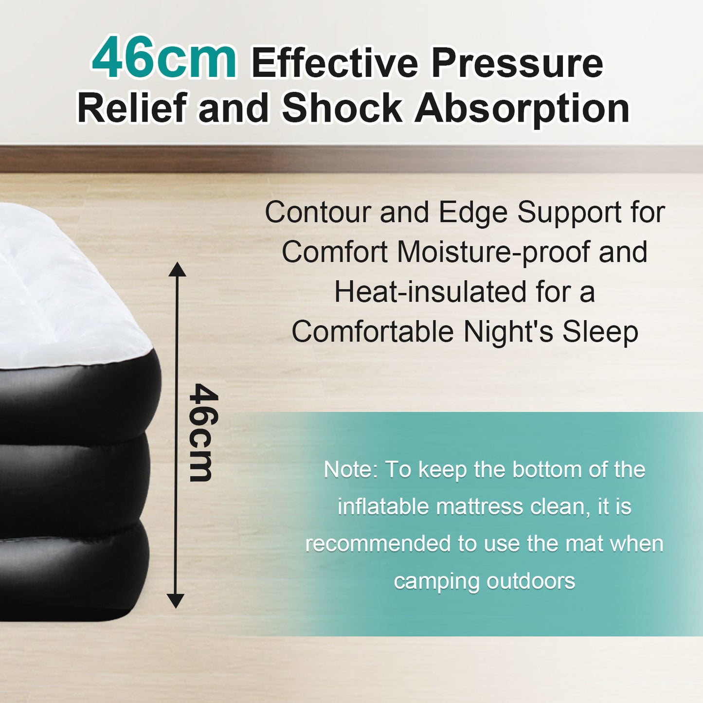 Hebitod Air Bed Inflatable Mattress Self-Inflation