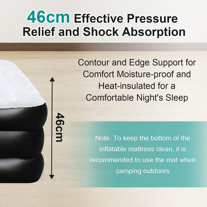 Hebitod Air Bed Inflatable Mattress Self-Inflation