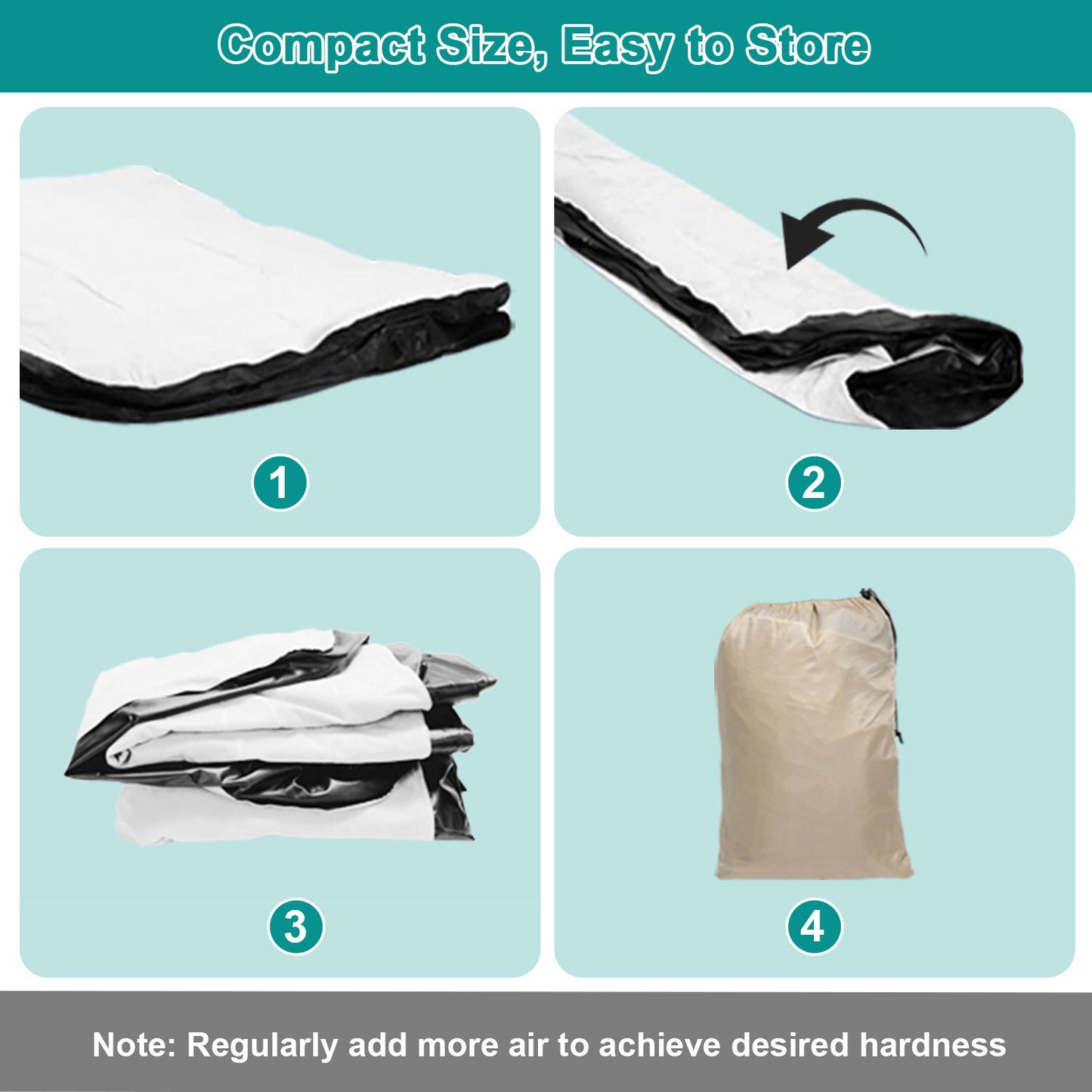 Hebitod Air Bed Inflatable Mattress Self-Inflation