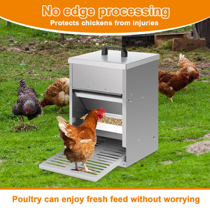 Hebitod Automatic Chicken Feeder Galvanised steel 5kg