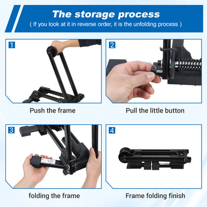 Hebitod Bike Stand Foldable for 20-29 Inch Bikes