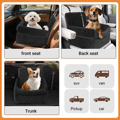 Hebitod Dog Car Seat Pet Seat Memory Foam