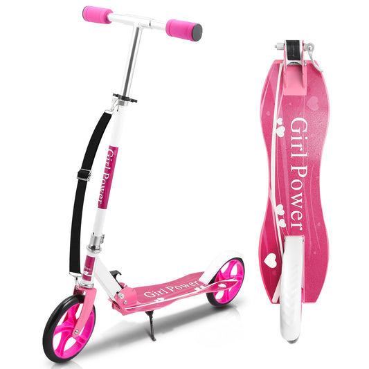 Hebitod Kids Scooter Folding Scooter Pink