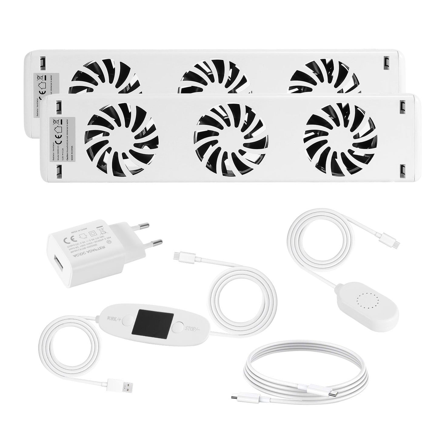 Hebitod Radiator Fan Radiator Booster 3 Fans