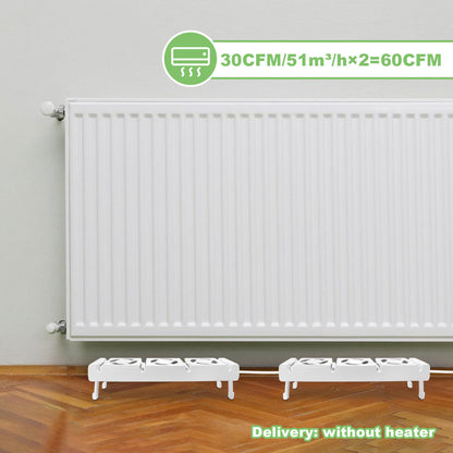 Hebitod Radiator Fan Radiator Booster 3 Fans