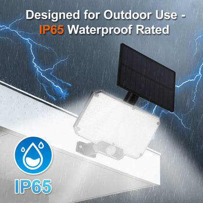 Hebitod Solar Security Light Outdoor Motion Sensor 2 Pack