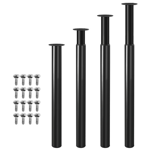 Hebitod Table Legs Furniture legs Metal Adjustable DIY 4 Pack